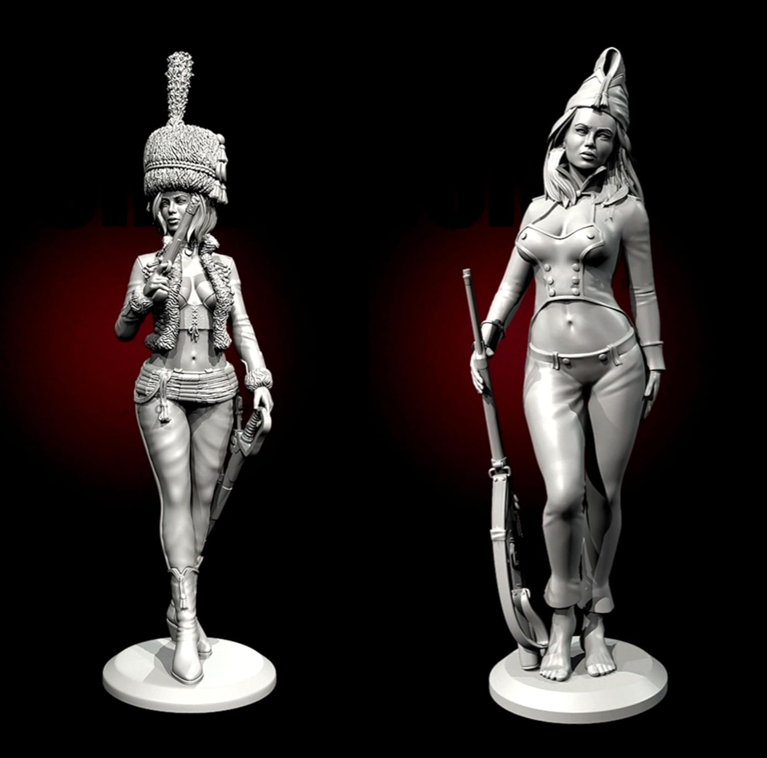 スケール 1/12 H124mm】 樹脂 レジン フィギュア キット セクシー 女性